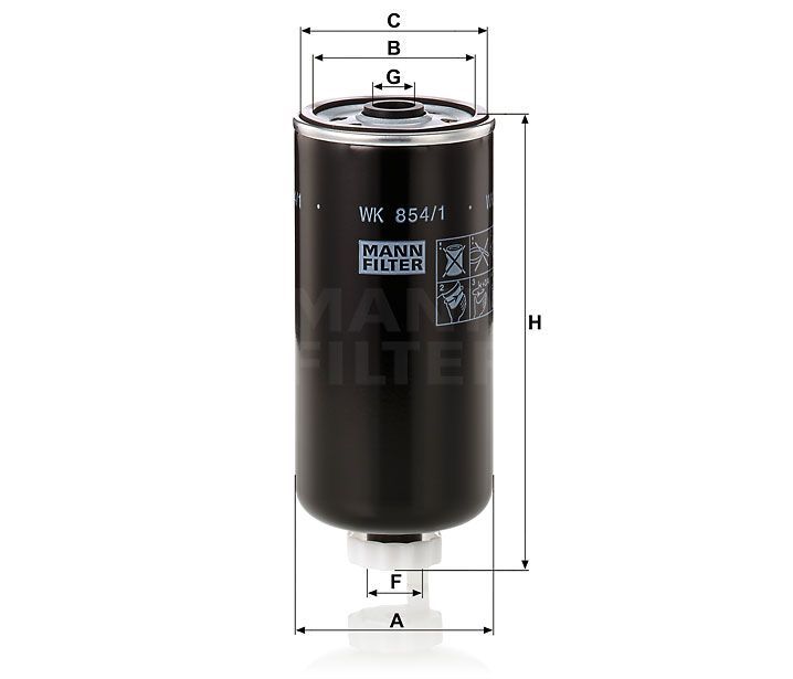 MANN FILTER WK8541